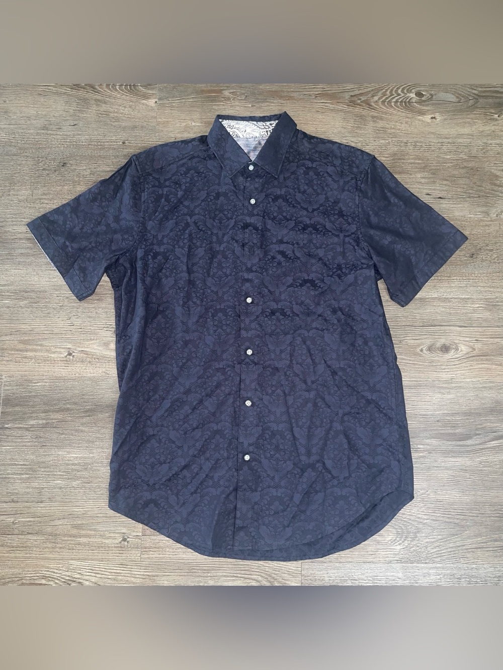 Robert Graham Shirt S Business Casual Designer Preppy Collegiate Quiet Luxury